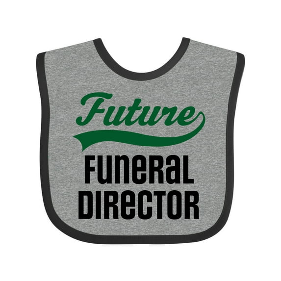 Inktastic Future Funeral Director Boys Baby Bib