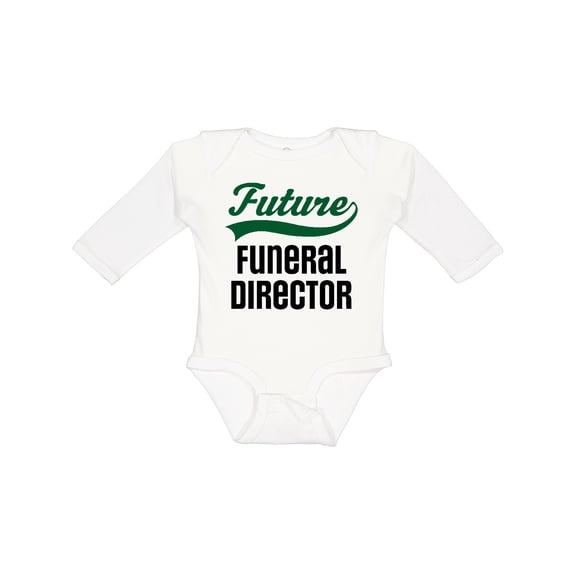 Inktastic Future Funeral Director Boys Long Sleeve Baby Bodysuit