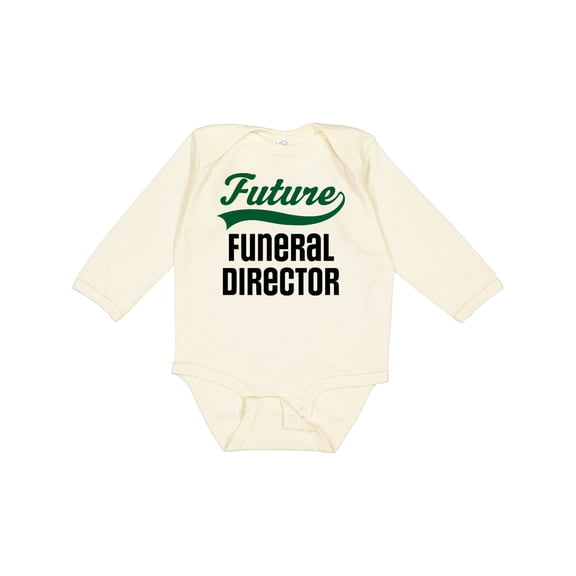 Inktastic Future Funeral Director Boys Long Sleeve Baby Bodysuit
