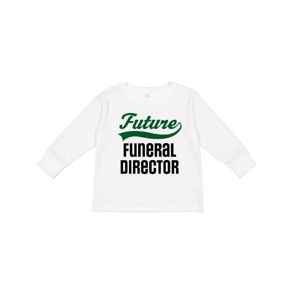 Inktastic Future Funeral Director Boys Long Sleeve Toddler T-Shirt