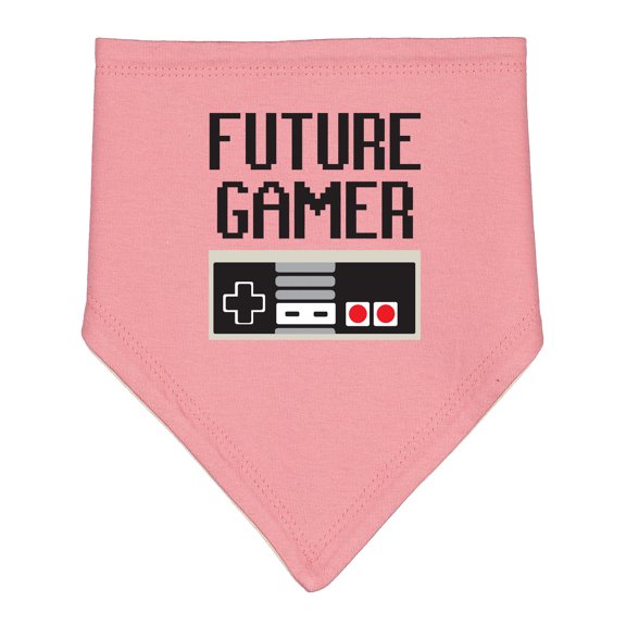 Inktastic Future Gamer Baby Bandana Bib