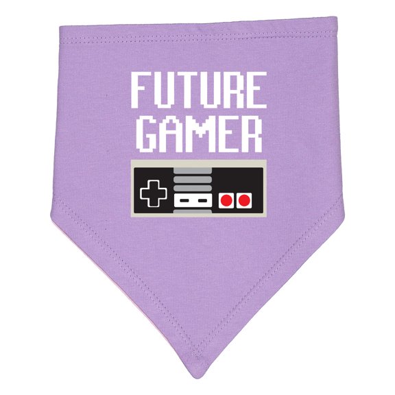 Inktastic Future Gamer. Baby Bandana Bib