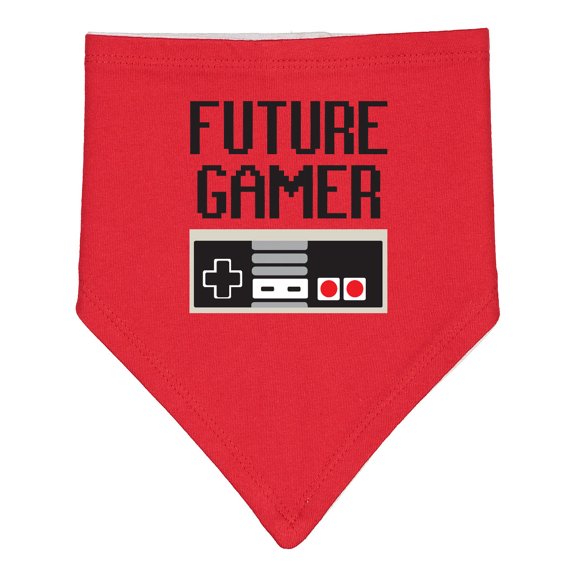 Inktastic Future Gamer Baby Bandana Bib