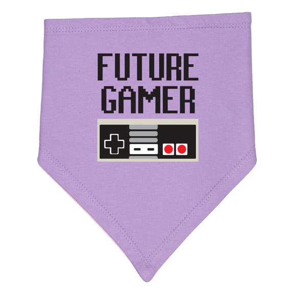 Inktastic Future Gamer Baby Bandana Bib