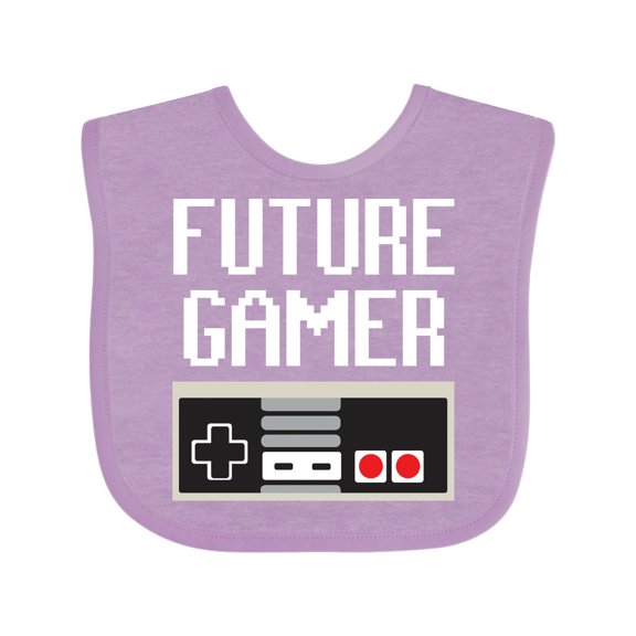 Inktastic Future Gamer. Boys or Girls Baby Bib
