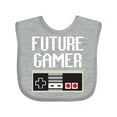 thumbnail image 1 of Inktastic Future Gamer. Boys or Girls Baby Bib, 1 of 4