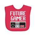 thumbnail image 1 of Inktastic Future Gamer. Boys or Girls Baby Bib, 1 of 4