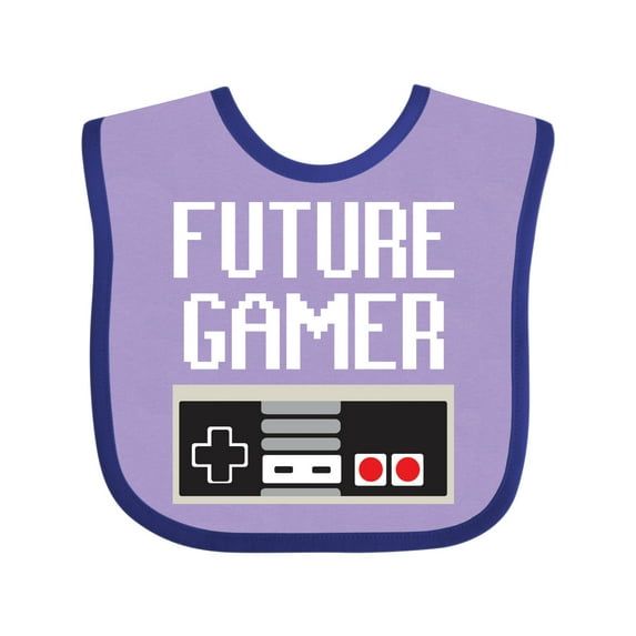 Inktastic Future Gamer. Boys or Girls Baby Bib