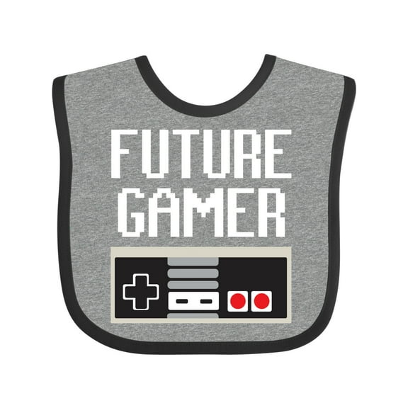 Inktastic Future Gamer. Boys or Girls Baby Bib