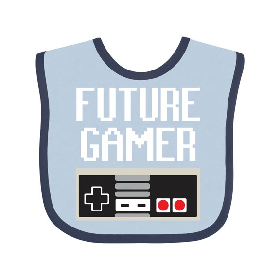 Inktastic Future Gamer. Boys or Girls Baby Bib