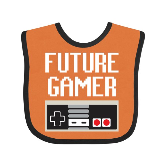 Inktastic Future Gamer. Boys or Girls Baby Bib