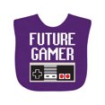 thumbnail image 1 of Inktastic Future Gamer. Boys or Girls Baby Bib, 1 of 4