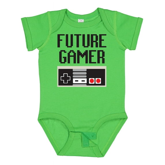 Inktastic Future Gamer Boys or Girls Baby Bodysuit