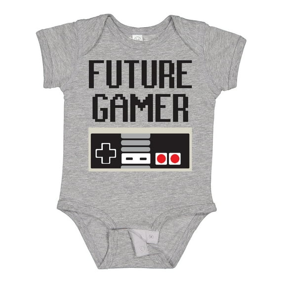 Inktastic Future Gamer Boys or Girls Baby Bodysuit