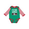 thumbnail image 1 of Inktastic Future Gamer. Boys or Girls Long Sleeve Baby Bodysuit, 1 of 5