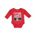thumbnail image 1 of Inktastic Future Gamer. Boys or Girls Long Sleeve Baby Bodysuit, 1 of 5