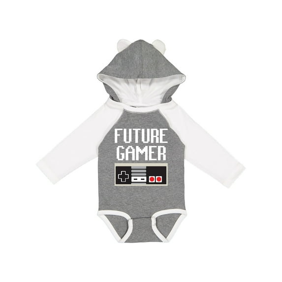 Inktastic Future Gamer. Boys or Girls Long Sleeve Baby Bodysuit