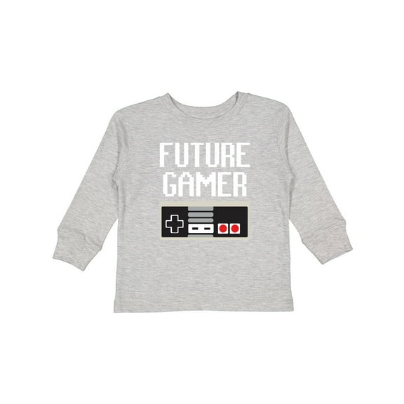 Inktastic Future Gamer. Boys or Girls Long Sleeve Toddler T-Shirt