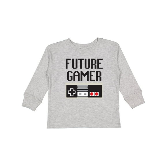 Inktastic Future Gamer Boys or Girls Long Sleeve Toddler T-Shirt