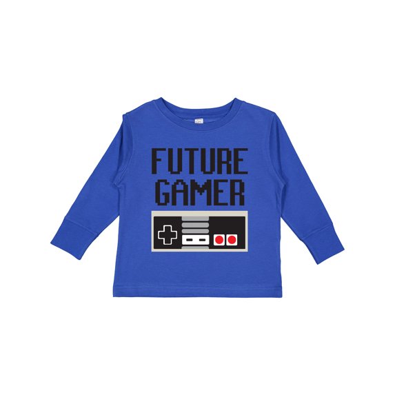 Inktastic Future Gamer Boys or Girls Long Sleeve Toddler T-Shirt