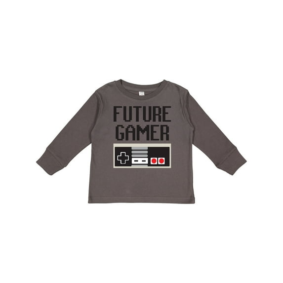 Inktastic Future Gamer Boys or Girls Long Sleeve Toddler T-Shirt