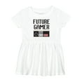 thumbnail image 1 of Inktastic Future Gamer Girls Baby Dress, 1 of 5