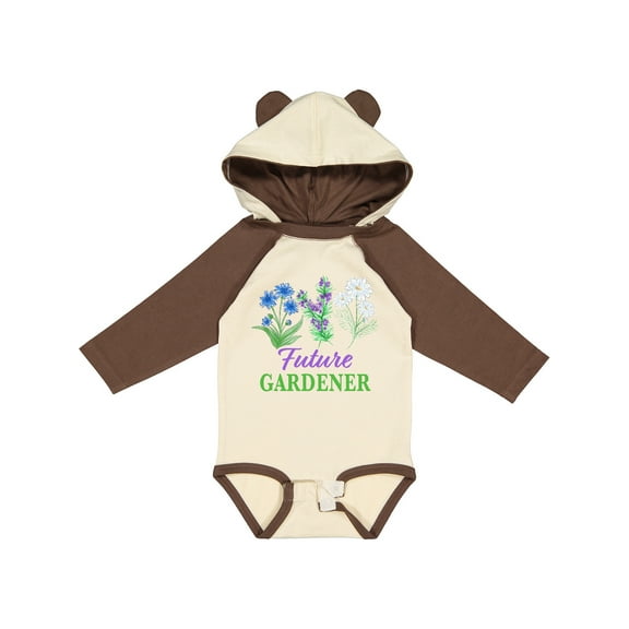 Inktastic Future Gardener Boys or Girls Long Sleeve Baby Bodysuit