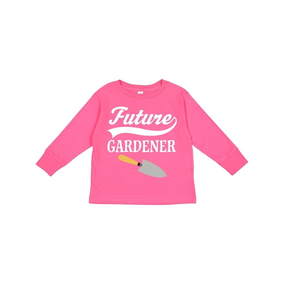 Inktastic Future Gardener Childs Gardening Boys or Girls Long Sleeve Toddler T-Shirt