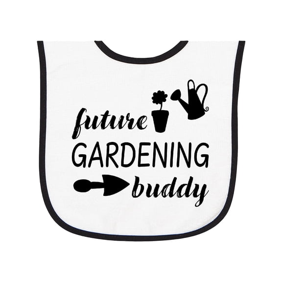 Inktastic Future Gardening Buddy Baby Terry Cloth Bib