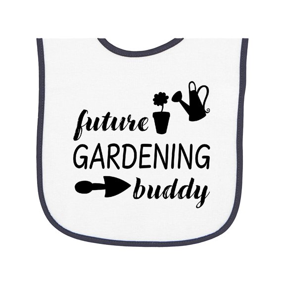 Inktastic Future Gardening Buddy Baby Terry Cloth Bib
