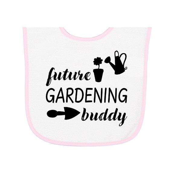 Inktastic Future Gardening Buddy Baby Terry Cloth Bib