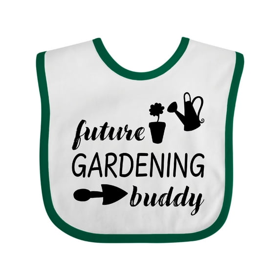 Inktastic Future Gardening Buddy Boys or Girls Baby Bib