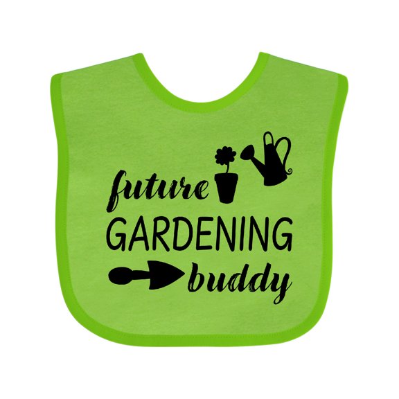 Inktastic Future Gardening Buddy Boys or Girls Baby Bib