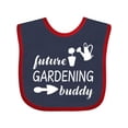 thumbnail image 1 of Inktastic Future Gardening Buddy Boys or Girls Baby Bib, 1 of 4