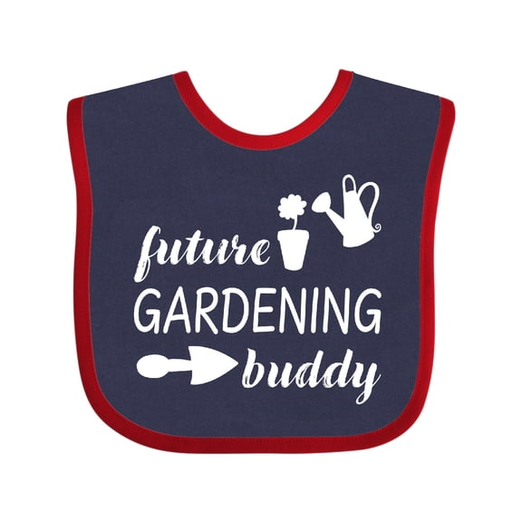 Inktastic Future Gardening Buddy Boys or Girls Baby Bib