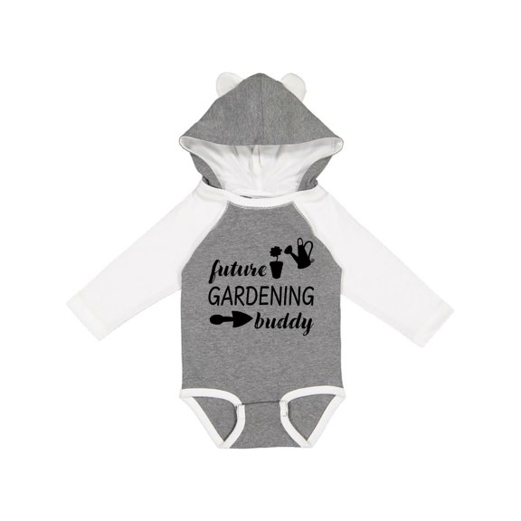 Inktastic Future Gardening Buddy Boys or Girls Long Sleeve Baby Bodysuit