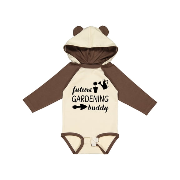 Inktastic Future Gardening Buddy Boys or Girls Long Sleeve Baby Bodysuit