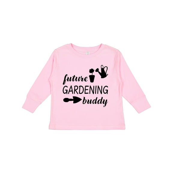 Inktastic Future Gardening Buddy Boys or Girls Long Sleeve Toddler T-Shirt