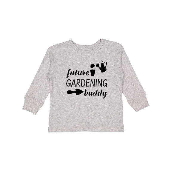 Inktastic Future Gardening Buddy Boys or Girls Long Sleeve Toddler T-Shirt