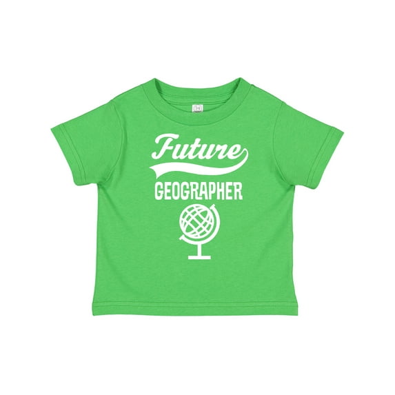 Inktastic Future Geographer in Training Childs Boys or Girls Toddler T-Shirt