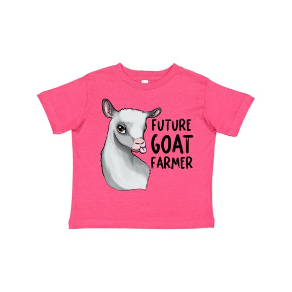 Inktastic Future Goat Farmer Boys or Girls Toddler T-Shirt