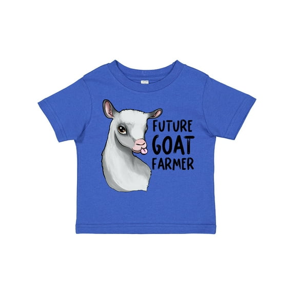 Inktastic Future Goat Farmer Boys or Girls Toddler T-Shirt