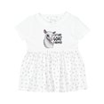 thumbnail image 1 of Inktastic Future Goat Farmer Girls Baby Dress, 1 of 5