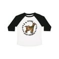 thumbnail image 1 of Inktastic Future Goat Farmer with Cute Goats and Hoof Prints Boys or Girls Toddler T-Shirt, 1 of 5
