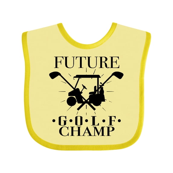 Inktastic Future Golf Champ Childs Golfing Boys or Girls Baby Bib