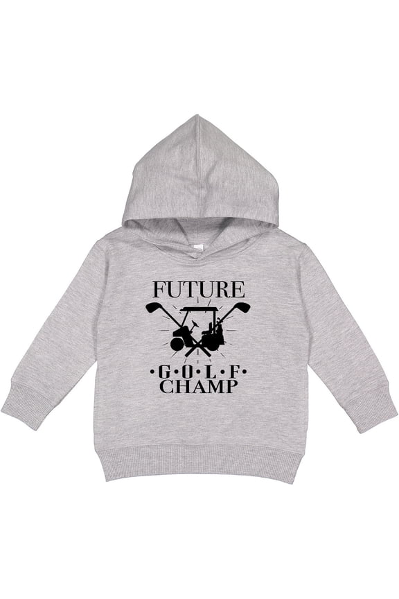 Future Golf Champ Childs Golfing Toddler Hoodie