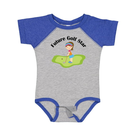 Inktastic Future Golf Star Girls Golfing Girls Baby Bodysuit