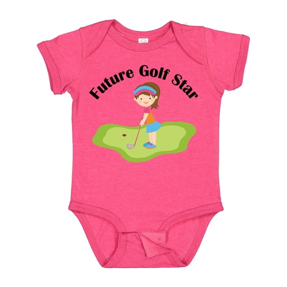 Inktastic Future Golf Star Girls Golfing Girls Baby Bodysuit