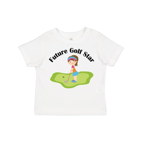 Inktastic Future Golf Star Girls Golfing Girls Toddler T-Shirt