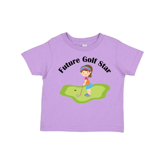 Inktastic Future Golf Star Girls Golfing Girls Toddler T-Shirt
